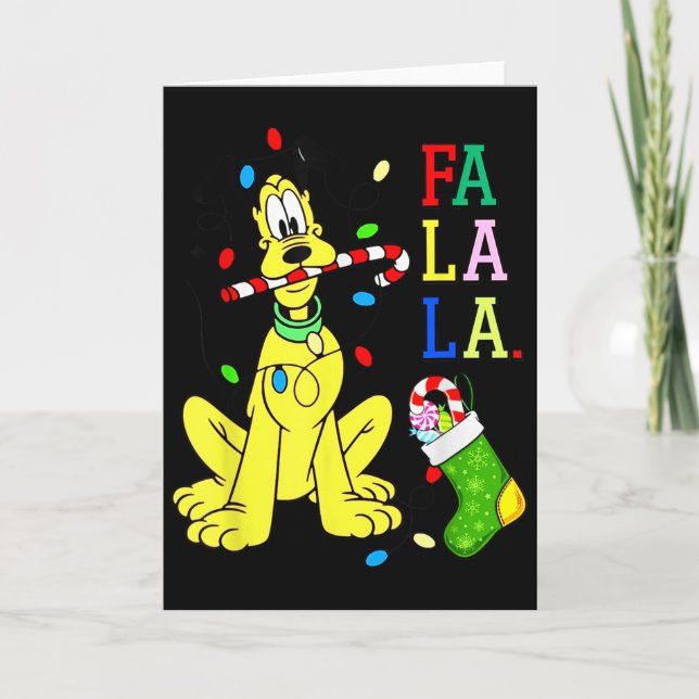 Carte Christmas Shirt Cute La Fa Fa Swea  (Devant)