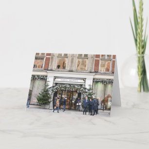 Carte Christmas Shopping Knightsbridge Londres Royaume-U
