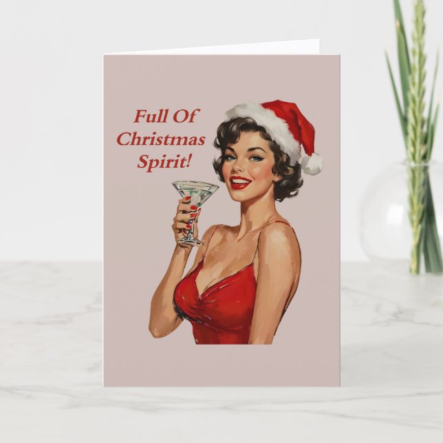 Carte Christmas Spirit Christmas Card (Devant)