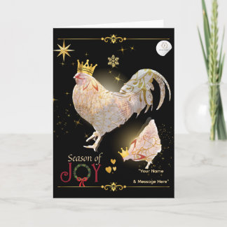 Carte Christmas Theme Luxury Print Boganhues Card