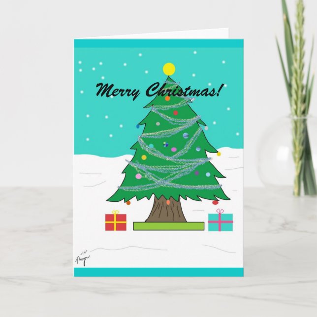Carte Christmas Tree (Devant)