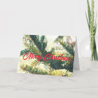 CARTE CHRISTMAS TREE MERRY CHRISTMAS CARD