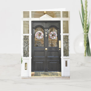 Carte Christmas Wreath London Architecture Photographie