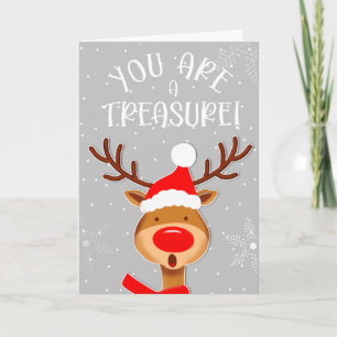 CARTE CHRISTMAS YOU ARE A TREASURE CARD