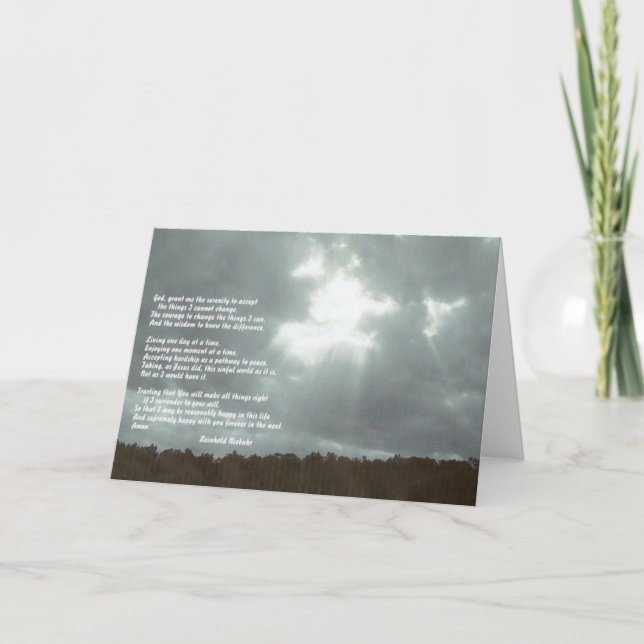 Carte CHROMATOGRAPHIE GAZEUSE totale de sérénité (Devant)