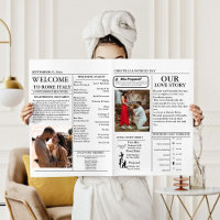 Chronologie du Mariage de journal et infographie d