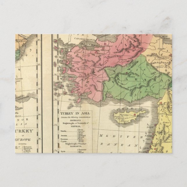 Carte Chronologique de Turquie (Devant)