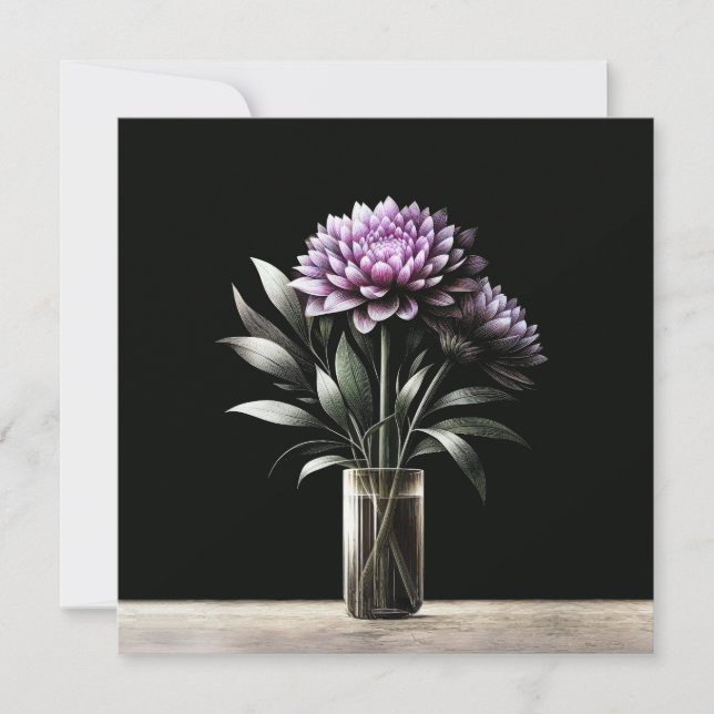 Carte Chrysanthème (Devant)