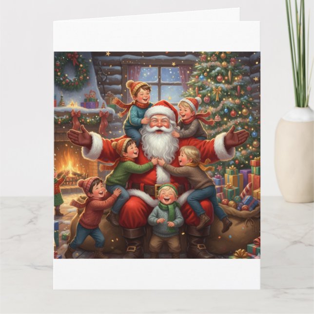 Carte Chuchotements joyeux près de l'arbre (Devant)