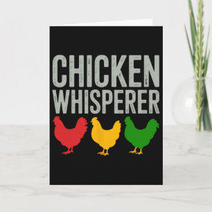 Carte Chuchoteur de poulets pour les agriculteurs amateu