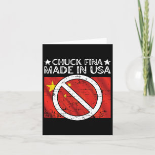 Carte Chuck Fina Chine Guerre commerciale Jour de libéra