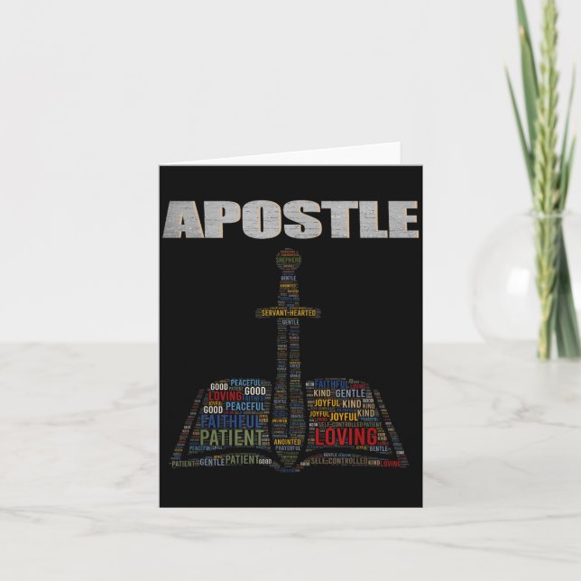 Carte Church Minister Word Cloud Astle Pastor Appreciati (Devant)