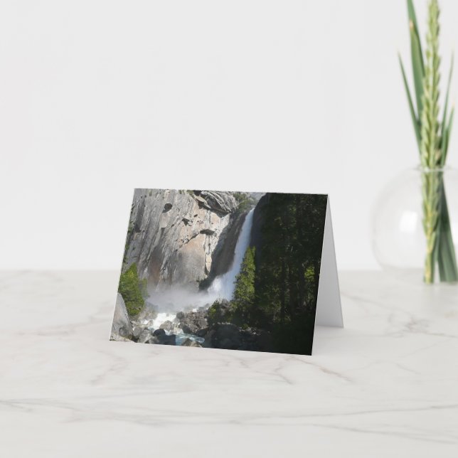 Carte Chute inférieure de Yosemite au sentier de Lower Y (Devant)