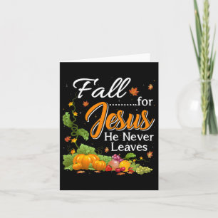 Carte Chute Pour Jésus Il N'A Jamais Feuille Chrétien Ai