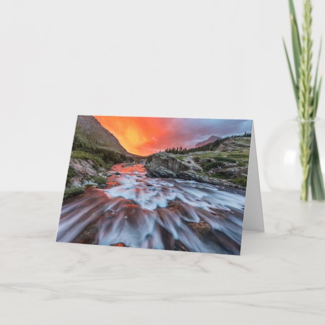 Carte Chutes de courant continu | Parc national du Glaci (Devant)