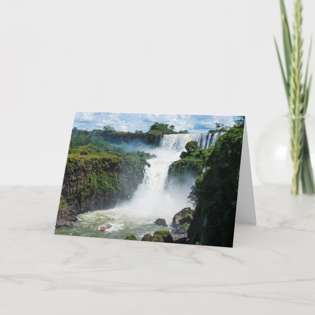 Carte Chutes d'Iguazu entourés de jungle (Devant)