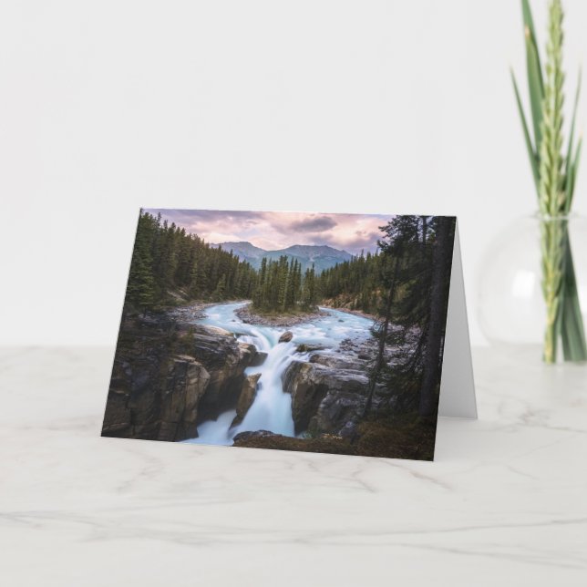 Carte Chutes Sunwapta | Parc national Jasper (Devant)
