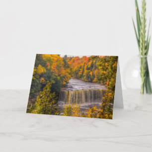 Carte Chutes supérieures avec couleurs d'automne
