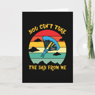 Carte Ciel de moi Skydiver Skydiver