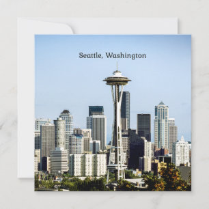 Carte Ciel de Seattle, Washington