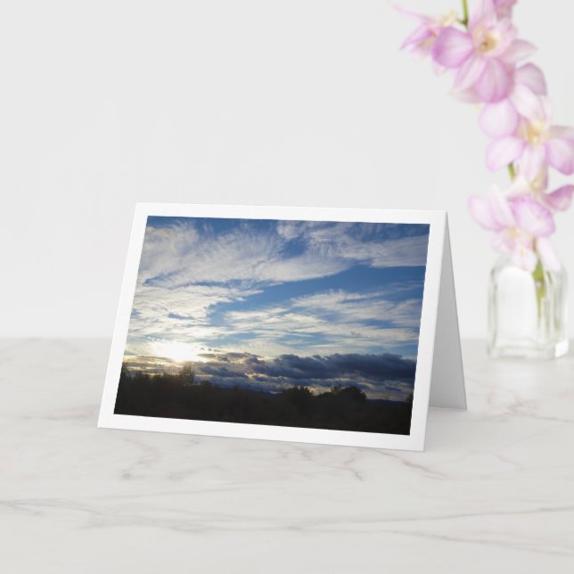 Carte Ciel de soleil éloigné (Orchidée)