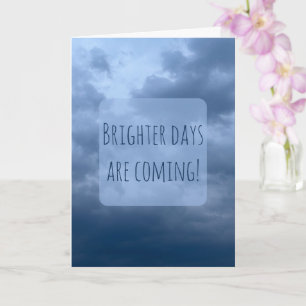 Carte Ciel d'orage Des jours meilleurs arrivent Nouveau