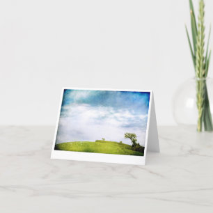 Carte Ciel et arbres de prairie
