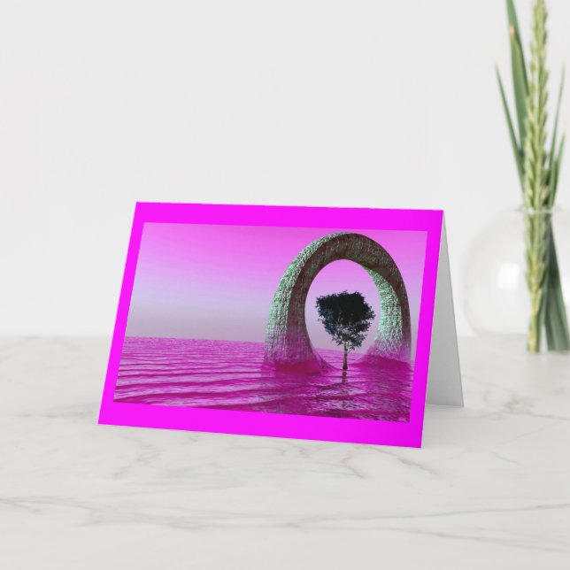 Carte ciel violet (Devant)