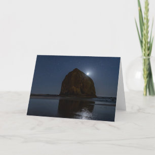 Carte Cieux au-dessus de Haystack Rock Cannon Beach, O