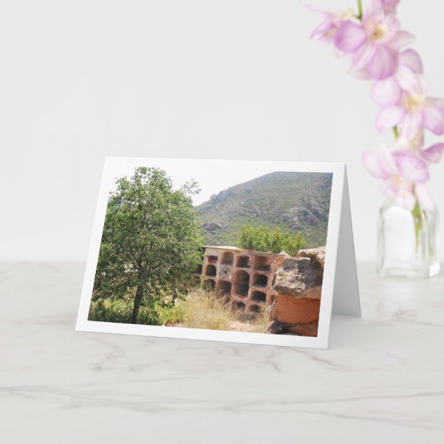 Carte Cimetière du Vieux Domeño, Domeño Viejo, Valence (Orchidée)