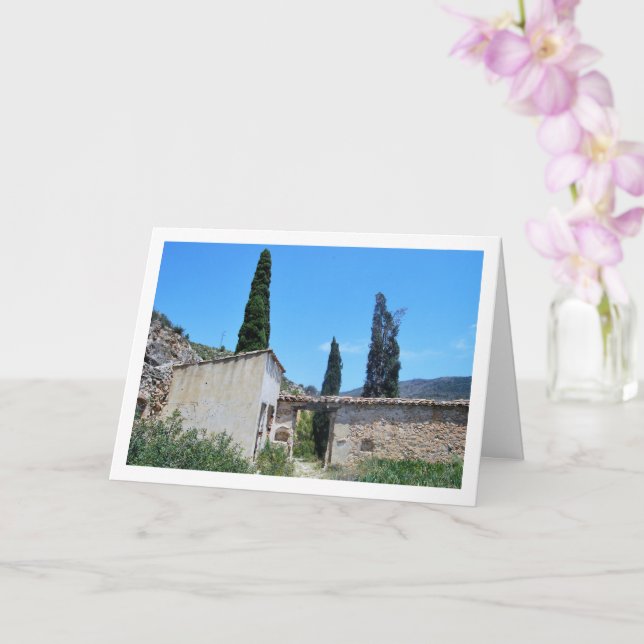 Carte Cimetière du Vieux Domeño, Domeño Viejo, Valence (Orchidée)