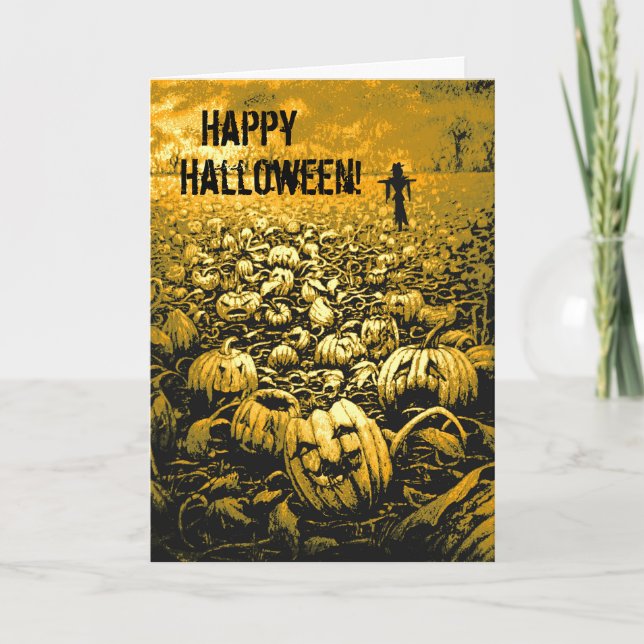 Carte cimetière Jack O'Lantern (Devant)