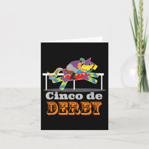 Carte Cinco De Derby Cute Horse Racing Cinco De Mayo Equ