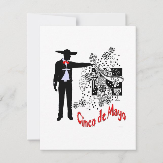 Carte Cinco De Mayo (Devant)