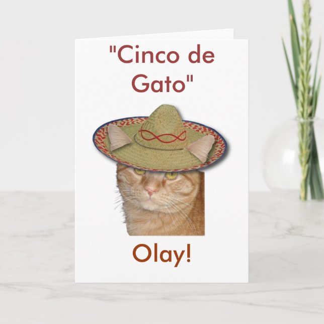 Carte Cinco de Mayo (Devant)