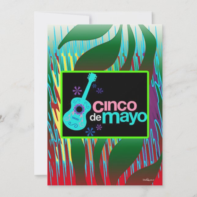 Carte Cinco de Mayo (Devant)