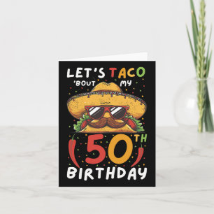 Carte Cinco De Mayo 50e Anniversaire Taco Age 50 Bi Mexi