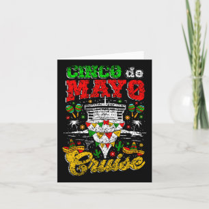 Carte Cinco De Mayo Cruise Mexique Mexicaine Fiesta Cinc