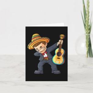 Carte Cinco de Mayo Dabbing Mariachi Mexicains Garçons E
