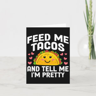 Carte Cinco De Mayo Me Nourrir Tacos Dis-moi que je suis