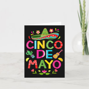 Carte Cinco De Mayo Mexicain Taco Funny 5 De Mayo Lit Wi