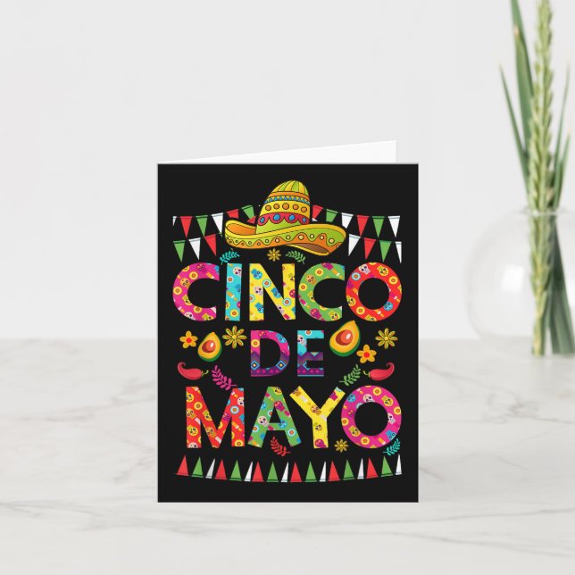 Carte Cinco De Mayo Mexican Fiesta Squad 5 De Mayo Pour  (Devant)