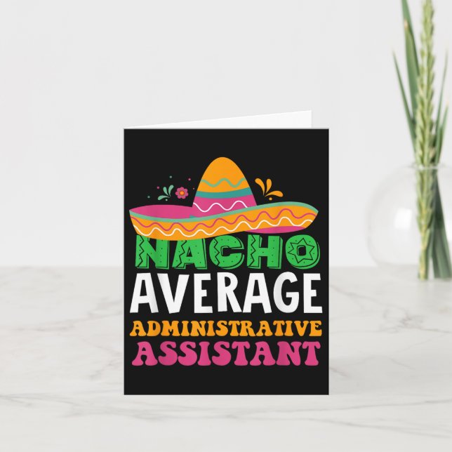 Carte Cinco De Mayo, Nacho Moyen Istant Administratif (Devant)