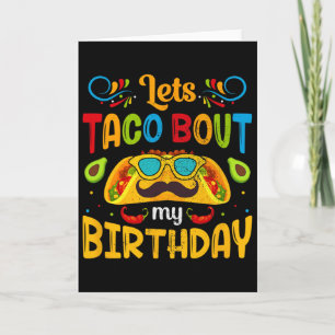 Carte Cinco De Mayo Parlons Taco De Mon Anniversaire Mex