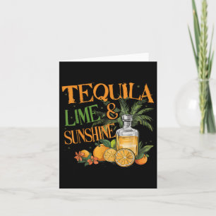 Carte Cinco De Mayo Tequila Lime Et Sunshine Alcool Lo