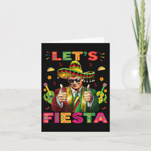 Carte Cinco De Mayo Trump Taco Drôle Trump Mexicain Trum