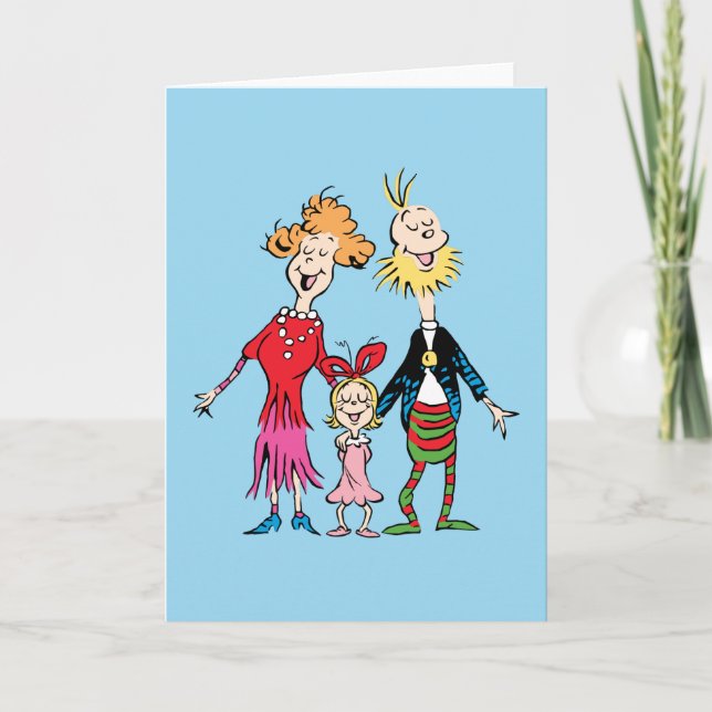 Carte Cindy Lou Who's Family Portrait (Devant)