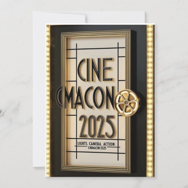 CARTE CinemaCon 2025 (Devant)