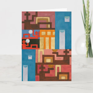 Carte Cinq chiffres étendus   Sophie Taeuber-Arp