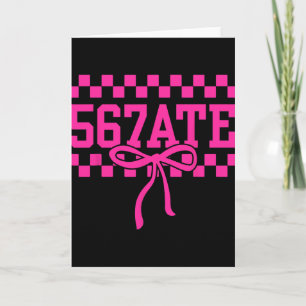 Carte Cinq Six Sept Mangé Danse Cheer Coquette Arc Cheer
